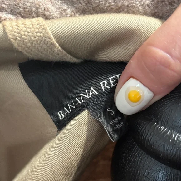 Banana Republic Beige Wool Utility Shirt Jacket - Picture 2 of 7